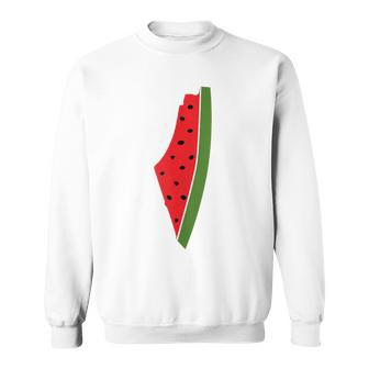 Palestine Peace Palestinian Watermelon Sweatshirt - Monsterry DE