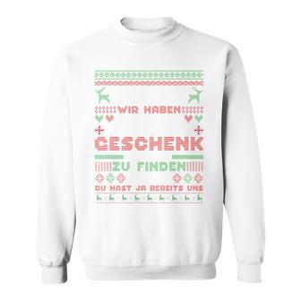 Papa Beste Geschenk Hast Du Weihnachten Kinder Papa Sweatshirt - Geschenkecke