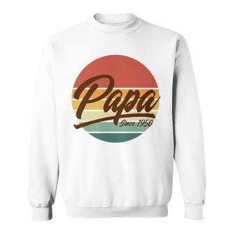 Papa Seit 1951 70 Geburtstag 70 Jahre Alt Papa Sweatshirt - Geschenkecke