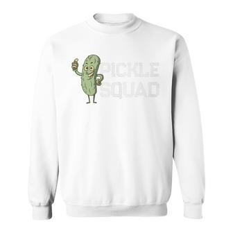 Pickle Squad Costume Apparel Pickle Lover Sweatshirt - Monsterry CA
