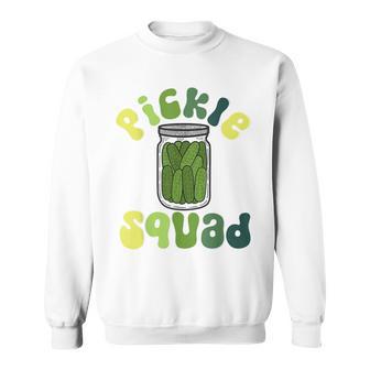 Pickle Squad Pickle Lover Humor Colorful Sweatshirt - Monsterry CA