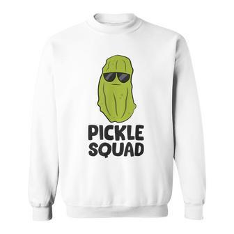 Pickle Squad Pickles Food Team Pickles Sweatshirt - Monsterry