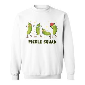 Pickle Squad Vegan Pickle Costume Pickle Squad Sweatshirt - Monsterry AU