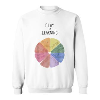 Play Is Learning Teacher Sweatshirt | Mazezy UK