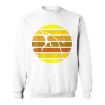 Pole Vault Retro Pole Vaulter Vaulting Sweatshirt - Monsterry UK