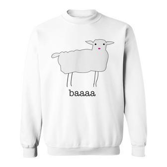 Pony-Poor Baaa Sheep With Logo On Back Sweatshirt - Monsterry