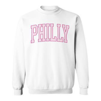 Preppy Varsity Pink Philly Philadelphia Pennsylvania Pa Sweatshirt - Monsterry AU