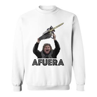 President Milei Afuera Sweatshirt - Seseable