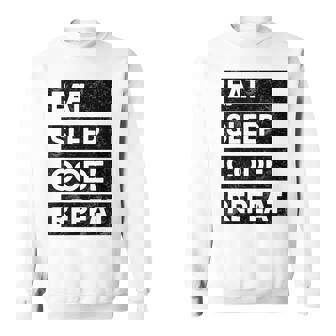 Programmer Eat Sleep Code Repeat Software Engineer Sweatshirt - Thegiftio UK