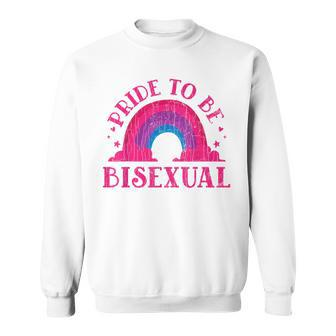 Proud To Be Bisexual Pride Lgbtq Graphic Sweatshirt - Thegiftio UK