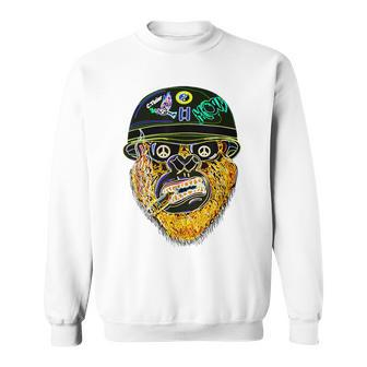 Psychedelic Stoned Gorilla Ape Sweatshirt - Monsterry