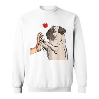 Pug Love Dog Holder  Idea Sweatshirt - Seseable