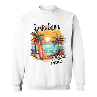 Punta Cana Dominican Republic Vacation Beach Family Trip Sweatshirt - Seseable