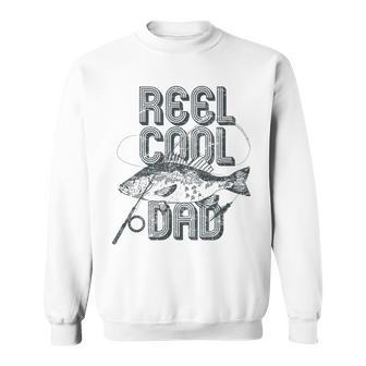 Reel Cool Dad Fishing Fathers Day For Fisherman Sweatshirt - Seseable