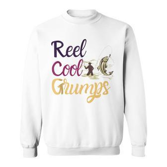 Reel Cool Grumps Vintage Fishing Father's Day Sweatshirt - Monsterry