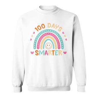 Retro 100 Days Of School Teachers Students 100Th Day School Sweatshirt - Monsterry AU