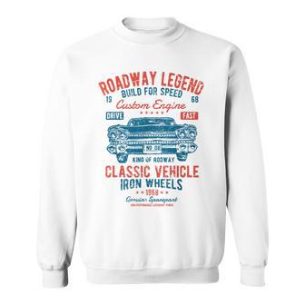 Retro Classic Car Stuff Vintage Cars Sweatshirt - Monsterry CA