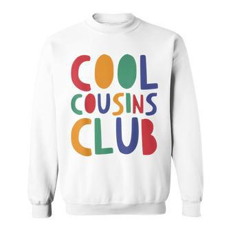Retro Cool Cousin Club Cousin Squad Crew Matching Family Sweatshirt - Monsterry DE
