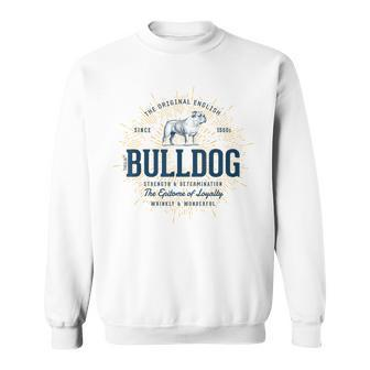 Retro English Bulldog Vintage Sweatshirt - Monsterry
