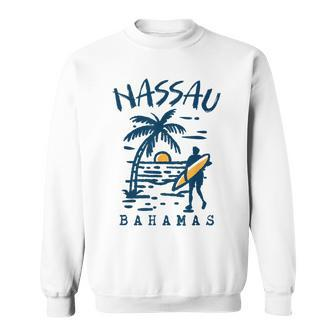 Retro Nassau Bahamas Trip Bahamas Vacation Beach Sunset Sweatshirt | Mazezy