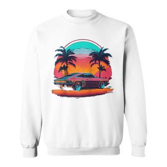 Retro Oldtimer Oldtimer Geschenk Für Mann Papa Raglan Sweatshirt - Geschenkecke