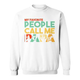 Retro Papa Line Worker Papa Witzigatertag Sweatshirt - Geschenkecke