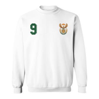 Retro South Africa Soccer Jersey Football Rugby 9 Sweatshirt - Monsterry