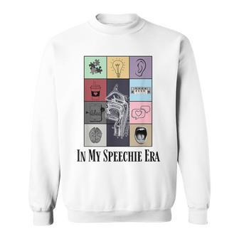 Retro Speech Therapist Slp Speech Therapy In My Speechie Era Sweatshirt - Monsterry