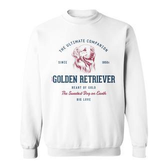 Retro Styled Vintage Golden Retriever Sweatshirt - Monsterry AU