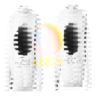 Road Atlas For The Total Solar Eclipse Of 2024 April 8 Path Sweatshirt - Thegiftio