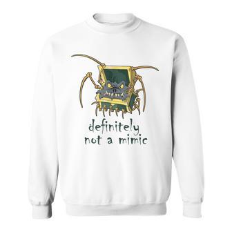 Roleplaying Meme Rpg Mimic Meme Joke Creature Illustration Sweatshirt - Monsterry DE