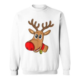Rudolph Red Nose Reindeer Donner Blitzen Sweatshirt - Monsterry