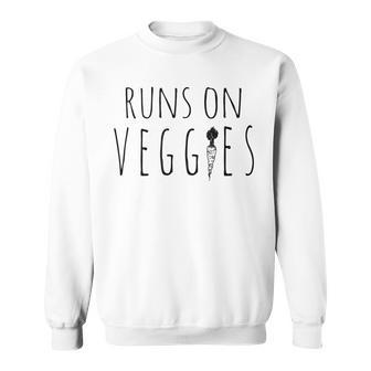 Runs Oneggies –Eganesegetarisches Sweatshirt - Seseable