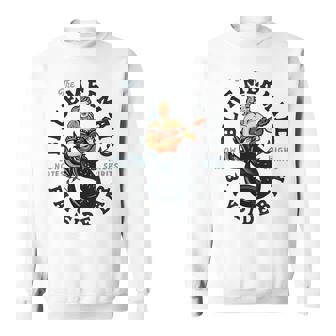Sailor Mermaid Tattoo Guitar Playing Dive Bar Music Pinup Sweatshirt - Thegiftio UK