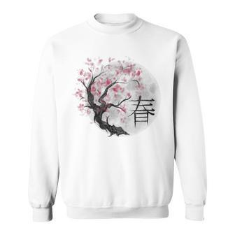 Sakura Japanese Cherry Blossom Tree Sweatshirt - Thegiftio UK