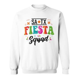 San Antonio Fiesta Cinco De Mayo Fiesta Squad Texas Matching Sweatshirt - Thegiftio UK