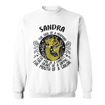 Sandra The Soul Of A Mermaid Name Sweatshirt - Seseable