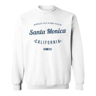 Santa Monica Kalifornienintage-Souvenir Ca Santa Monica Sweatshirt - Seseable