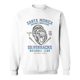 Santa Monica Silverbacks Minor League Retro Baseball Team Sweatshirt - Thegiftio UK