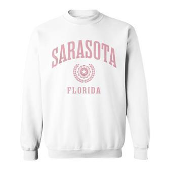 Sarasota Fl Vintage College Sports Sweatshirt | Mazezy