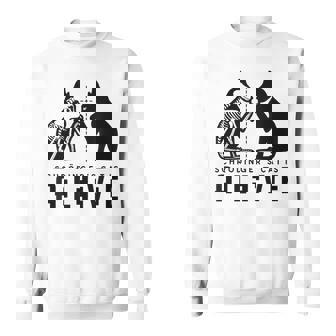 Schrödinger's Cat Is Both Dead And Alive Physics Physicist Sweatshirt - Thegiftio
