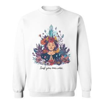 Serenity Space – Embrace Mindfulness And Zen Lifestyle Sweatshirt - Monsterry AU