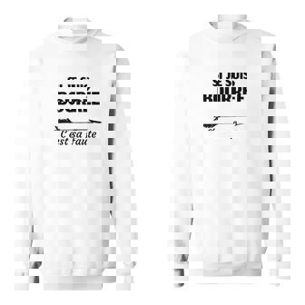 Si Je Suis Bourrée Sa Faute Sweater e - Cadeauxyz