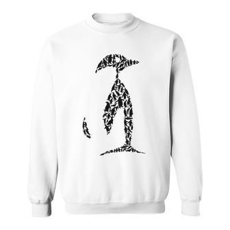 Silhouette Penguins For Penguin Lover Penguin Sweatshirt - Monsterry DE