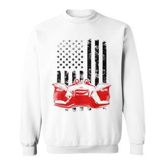 Slingshot Car American Usa Flag Patriotic Sling Shot Sweatshirt - Monsterry AU