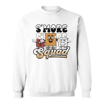 Smores Squad Marshmallow Camping Crew Campfire Matching Sweatshirt | Mazezy CA