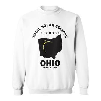 Solar Eclipse 2024 Ohio Solar Eclipse Sweatshirt - Thegiftio UK