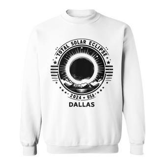 Solar Eclipse Dallas 2024 United States Sweatshirt - Monsterry