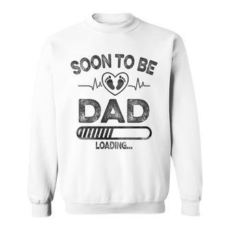 Soon To Be Dad New Daddy Father's Day Heartbeat Sweatshirt - Monsterry DE