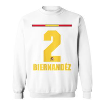 Spain Sauf Jersey Biernandez Saufamen Sweatshirt - Seseable